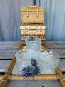 coupelle bougie ciselée plan large