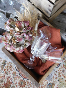 Verres eau flutes vin